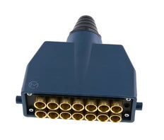 Messing Meervoudige Koppeling Insteeknippel 14x6 mm Push-in-aansluitingen