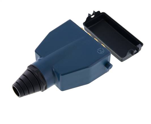 Messing Meervoudige Koppeling Insteeknippel 8x8 mm Push-in-aansluitingen