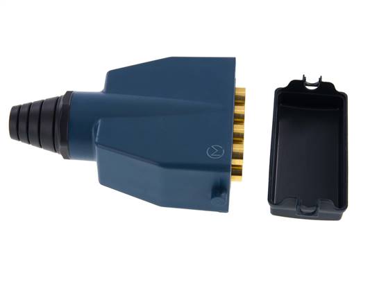 Messing Meervoudige Koppeling Insteeknippel 8x8 mm Push-in-aansluitingen