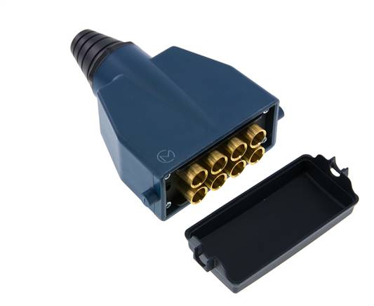 Messing Meervoudige Koppeling Insteeknippel 8x8 mm Push-in-aansluitingen