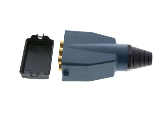 Messing Meervoudige Koppeling Insteeknippel 6x6 mm Push-in-aansluitingen Dubbele afsluiting