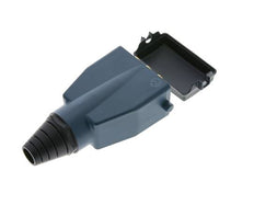 Messing Meervoudige Koppeling Insteeknippel 6x6 mm Push-in-aansluitingen Dubbele afsluiting
