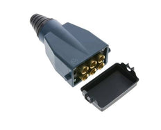 Messing Meervoudige Koppeling Insteeknippel 6x6 mm Push-in-aansluitingen Dubbele afsluiting
