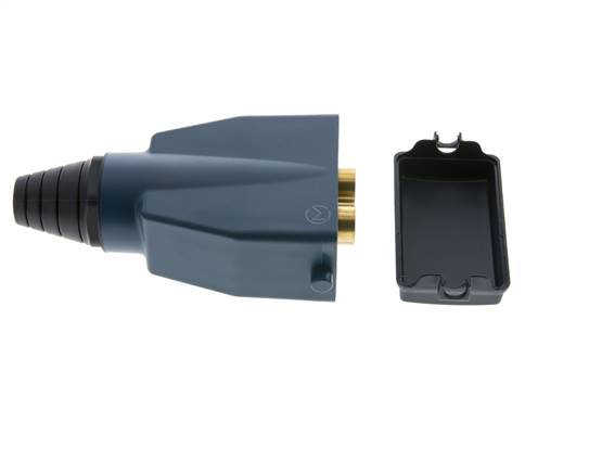 Messing Meervoudige Koppeling Insteeknippel 4x8 mm Push-in-aansluitingen Dubbele afsluiting