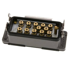 Messing Meervoudige Koppeling Snelkoppeling 12x4 mm Push-in-aansluitingen