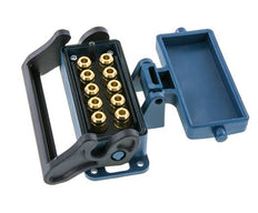 Messing Meervoudige Koppeling Snelkoppeling 10x6 mm Push-in-aansluitingen Loskoppelbeveiliging