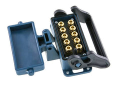 Messing Meervoudige Koppeling Snelkoppeling 10x6 mm Push-in-aansluitingen Loskoppelbeveiliging