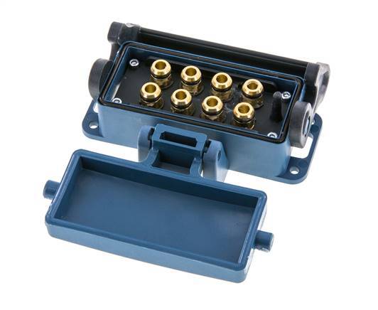 Messing Meervoudige Koppeling Snelkoppeling 8x8 mm Push-in-aansluitingen Loskoppelbeveiliging