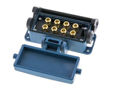 Messing Meervoudige Koppeling Snelkoppeling 8x8 mm Push-in-aansluitingen Loskoppelbeveiliging