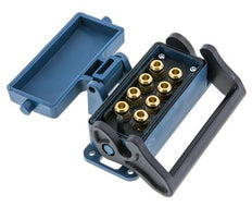 Messing Meervoudige Koppeling Snelkoppeling 8x8 mm Push-in-aansluitingen Loskoppelbeveiliging