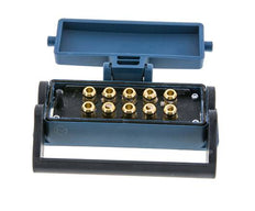 Messing Meervoudige Koppeling Snelkoppeling 10x8 mm Push-in-aansluitingen Loskoppelbeveiliging