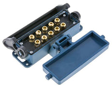 Messing Meervoudige Koppeling Snelkoppeling 10x8 mm Push-in-aansluitingen Loskoppelbeveiliging