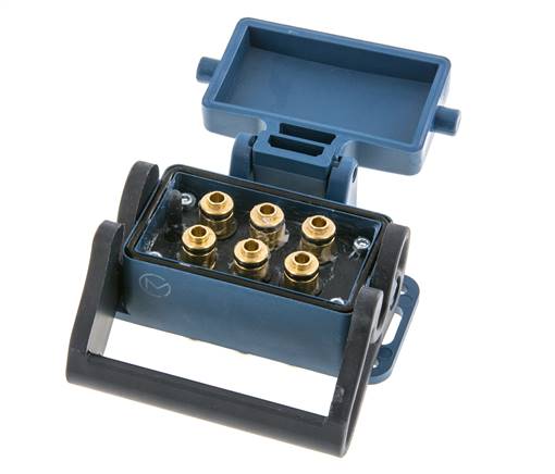 Messing Meervoudige Koppeling Snelkoppeling 6x6 mm Push-in-aansluitingen Loskoppelbeveiliging Dubbele afsluiting