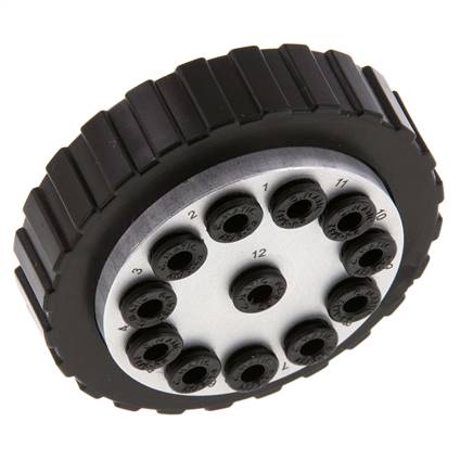 POM Meervoudige Koppeling Snelkoppeling/insteeknippel 10x6 mm Push-in-aansluitingen Vacuum