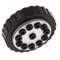 POM Meervoudige Koppeling Snelkoppeling/insteeknippel 10x6 mm Push-in-aansluitingen Vacuum