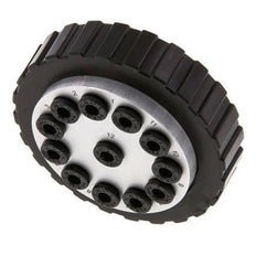 POM Meervoudige Koppeling Insteeknippel 12x4 mm Push-in-aansluitingen Vacuum