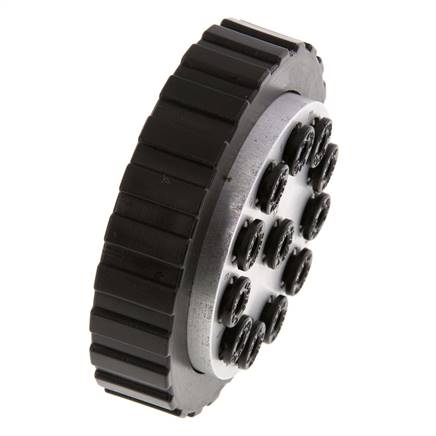 POM Meervoudige Koppeling Snelkoppeling/insteeknippel 12x4 mm Push-in-aansluitingen Vacuum