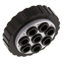 POM Meervoudige Koppeling Insteeknippel 8x8 mm Push-in-aansluitingen Vacuum