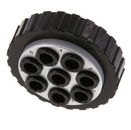 POM Meervoudige Koppeling Insteeknippel 8x8 mm Push-in-aansluitingen Vacuum