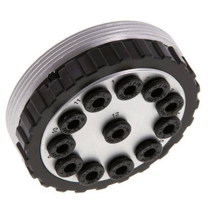 POM Meervoudige Koppeling Snelkoppeling 12x4 mm Push-in-aansluitingen Vacuum