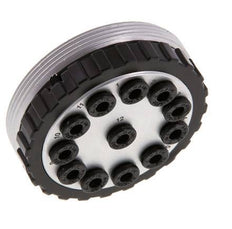 POM Meervoudige Koppeling Snelkoppeling 12x4 mm Push-in-aansluitingen Vacuum