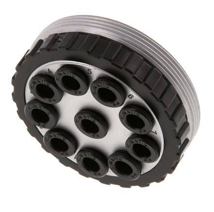 POM Meervoudige Koppeling Snelkoppeling 10x6 mm Push-in-aansluitingen Vacuum