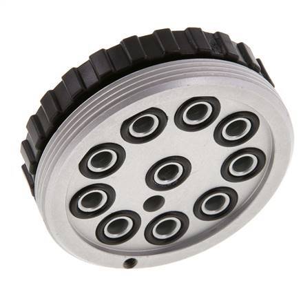 POM Meervoudige Koppeling Snelkoppeling 10x6 mm Push-in-aansluitingen Vacuum