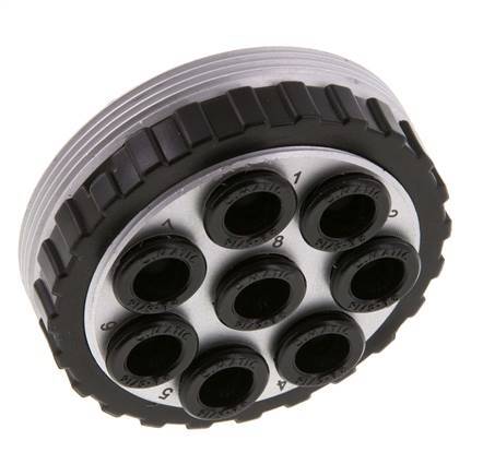 POM Meervoudige Koppeling Snelkoppeling 8x8 mm Push-in-aansluitingen Vacuum