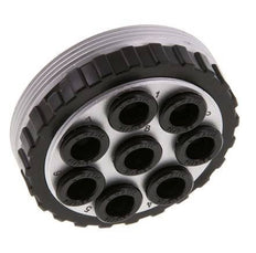 POM Meervoudige Koppeling Snelkoppeling 8x8 mm Push-in-aansluitingen Vacuum