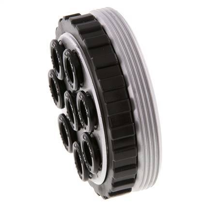 POM Meervoudige Koppeling Snelkoppeling 8x8 mm Push-in-aansluitingen Vacuum