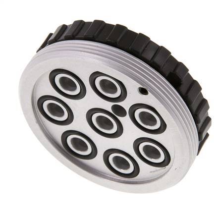 POM Meervoudige Koppeling Snelkoppeling 8x8 mm Push-in-aansluitingen Vacuum