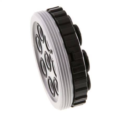 POM Meervoudige Koppeling Snelkoppeling 8x8 mm Push-in-aansluitingen Vacuum