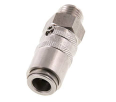 Stainless Steel DN 6 Mold Coupling Socket G 1/4 inch Male Threads