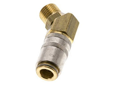 Messing DN 6 Tempereerkoppeling Snelkoppeling M14x1.5 Buitendraad 45-deg