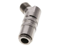 RVS DN 6 Tempereerkoppeling Snelkoppeling G 1/4 inch Buitendraad 45-deg