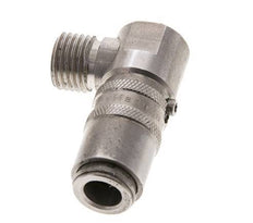 RVS DN 6 Tempereerkoppeling Snelkoppeling M14x1.5 Buitendraad 90-deg