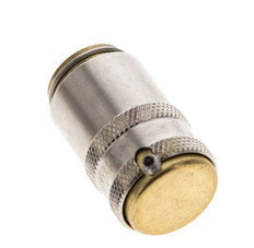 Messing DN 6 Tempereerkoppeling Snelkoppeling D9 mm Loskoppelbeveiliging