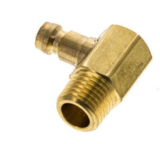 Messing DN 6 Tempereerkoppeling Insteeknippel M14x1.5 Buitendraad(conisch) 90-deg