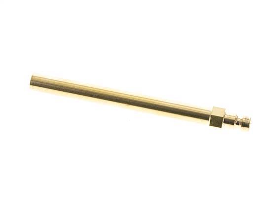Messing DN 6 Tempereerkoppeling Insteeknippel 10x120 mm Push-in-aansluitingen