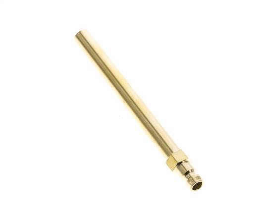 Messing DN 6 Tempereerkoppeling Insteeknippel 10x120 mm Push-in-aansluitingen