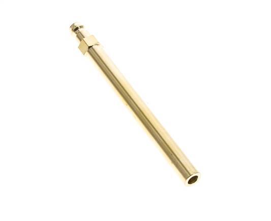 Messing DN 6 Tempereerkoppeling Insteeknippel 10x120 mm Push-in-aansluitingen