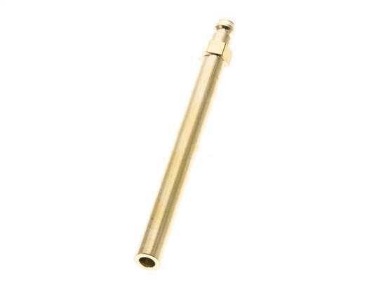 Messing DN 6 Tempereerkoppeling Insteeknippel 10x120 mm Push-in-aansluitingen