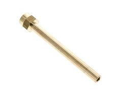 M14x1.5 Messing buis 120 mm lang met binnendraad