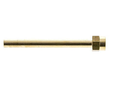 M14x1.5 Messing buis 120 mm lang met binnendraad