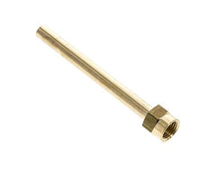 M14x1.5 Messing buis 120 mm lang met binnendraad