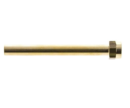 M16x1.5 Messing buis 150 mm lang met binnendraad