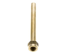 M16x1.5 Messing buis 150 mm lang met binnendraad