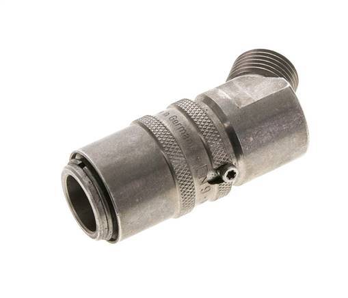 RVS DN 9 Tempereerkoppeling Snelkoppeling M16x1.5 Buitendraad 45-deg