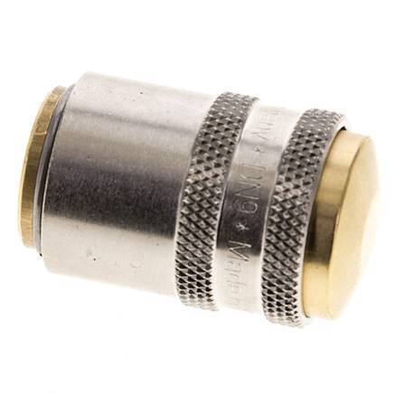 Messing DN 9 Tempereerkoppeling Snelkoppeling D13 mm
