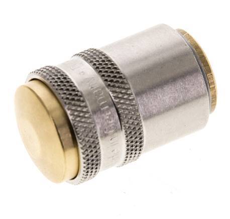 Messing DN 9 Tempereerkoppeling Snelkoppeling D13 mm